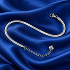 Snake Chain Silver Plated Bracelet