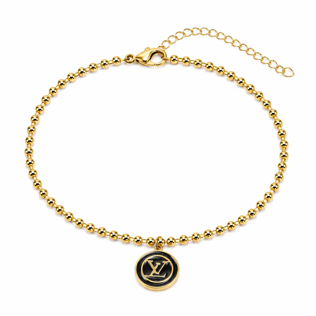 Monogram Ball Bead Chain Bracelet