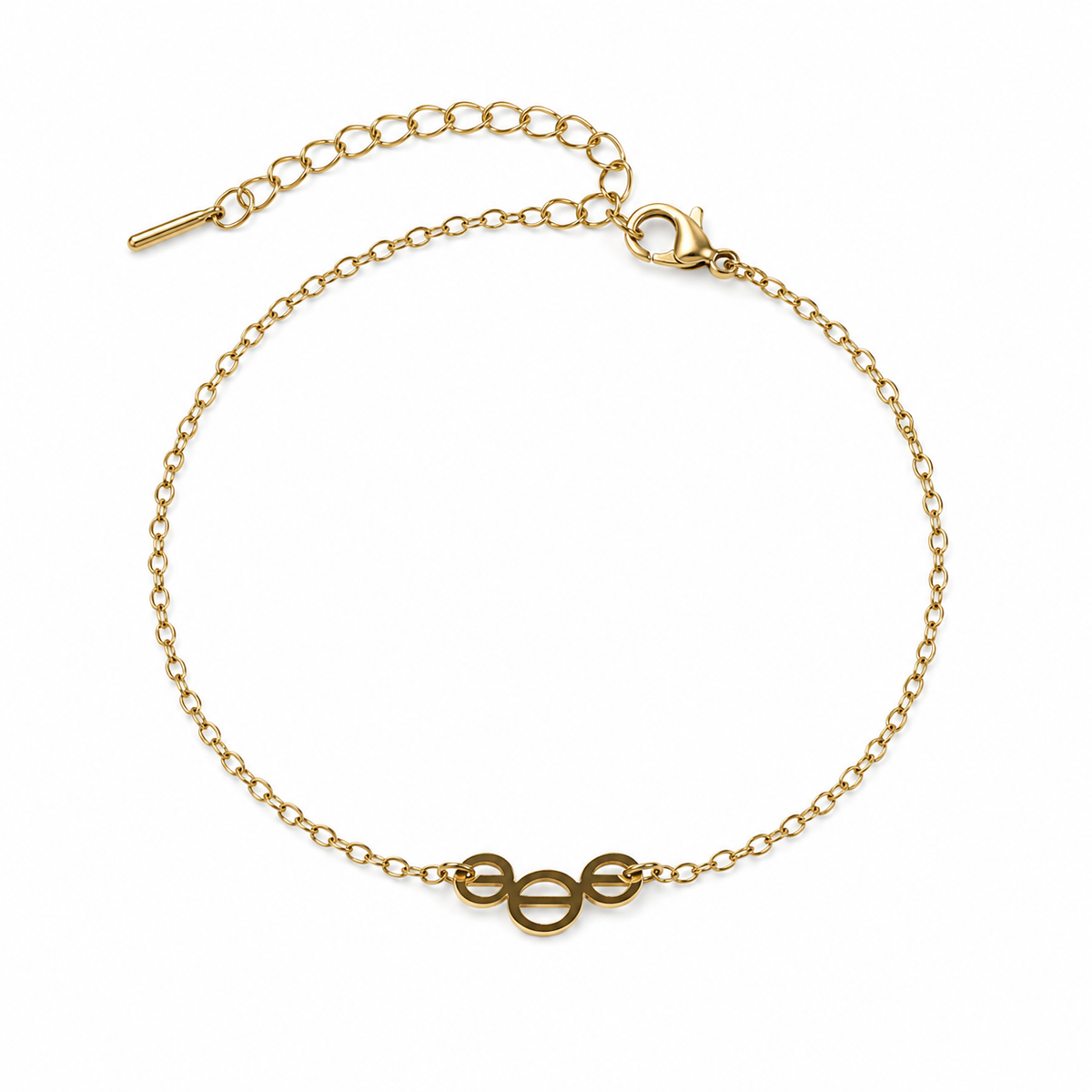 Whisper Circle Chain Bracelet