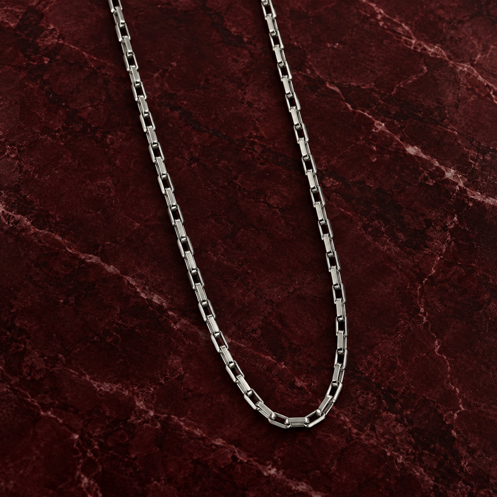 Paperclip Box Men's Chain | 22 Inch