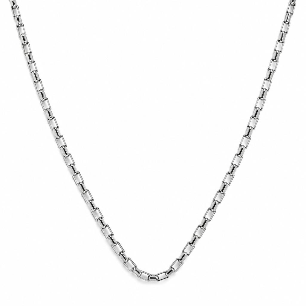 Paperclip Box Men's Chain | 22 Inch