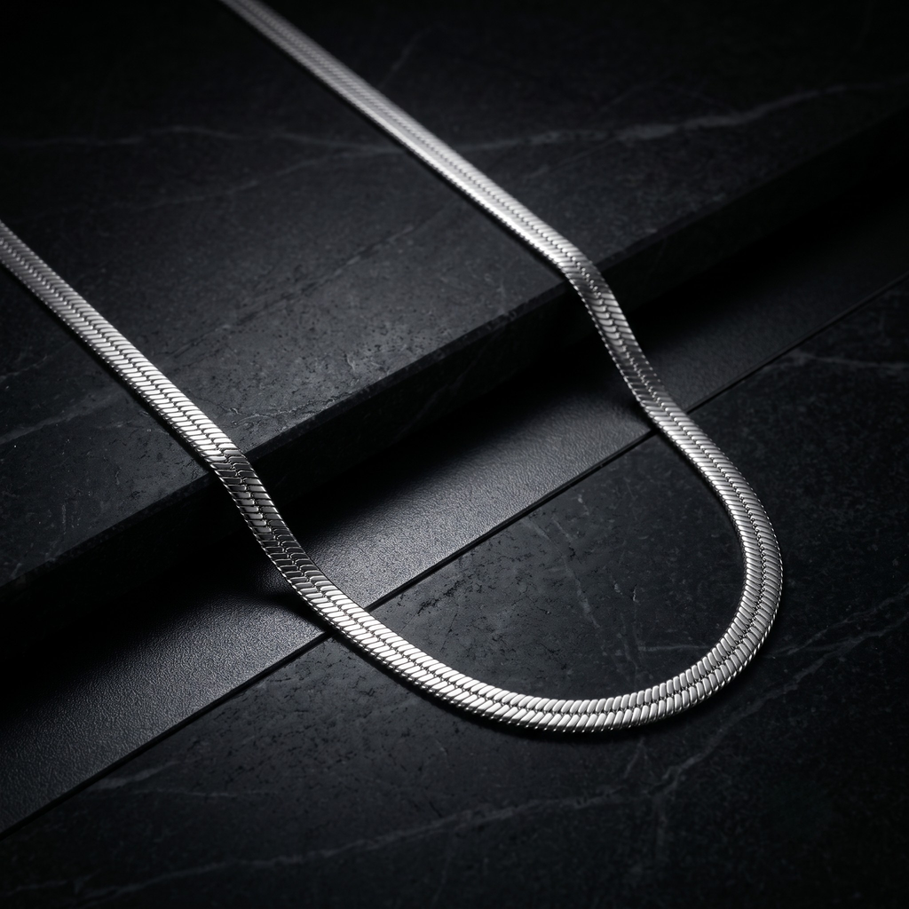 Classic Snake Men's Chain | 22 Inch
