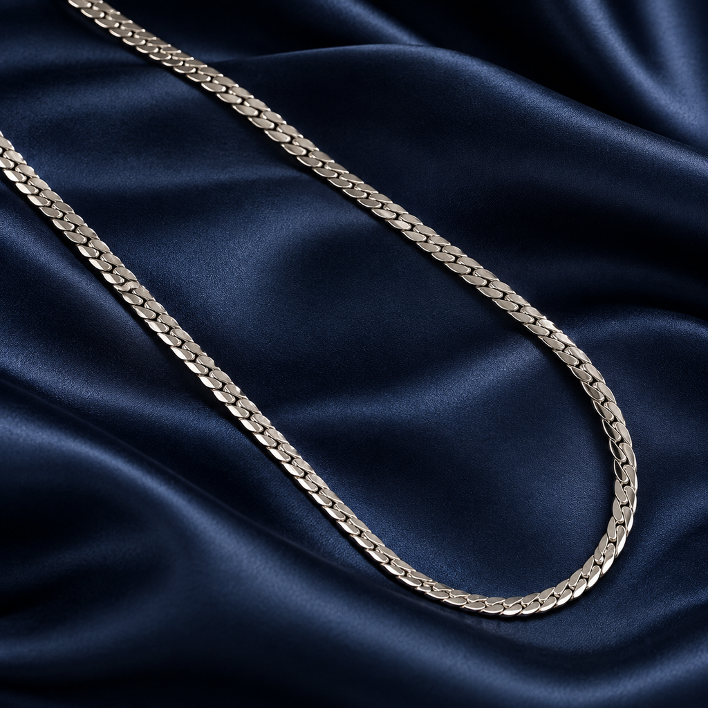 Curb Link Snake Men's Chain | 22 Inch