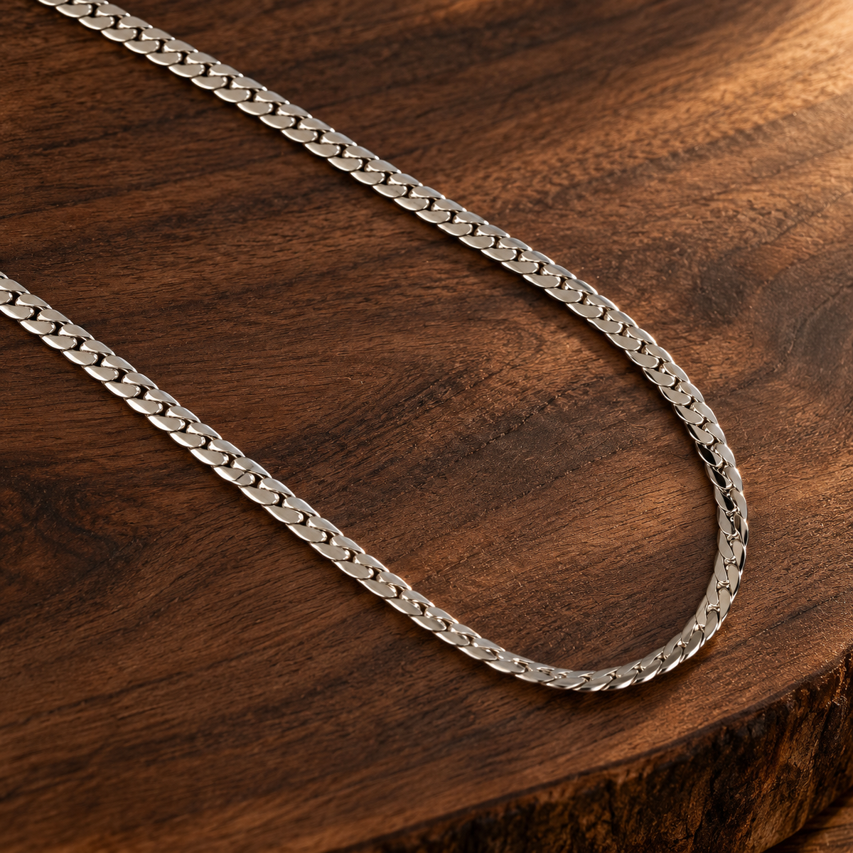 Curb Link Snake Men's Chain | 22 Inch