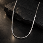 Polished Curb-Link Men's Chain | 22 Inch