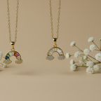Rainbow Love Spectrum Necklace different colors by SVORA