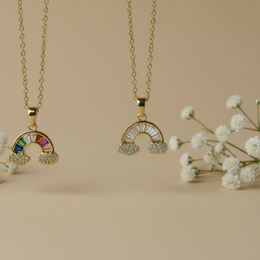 Rainbow Love Spectrum Necklace different colors by SVORA