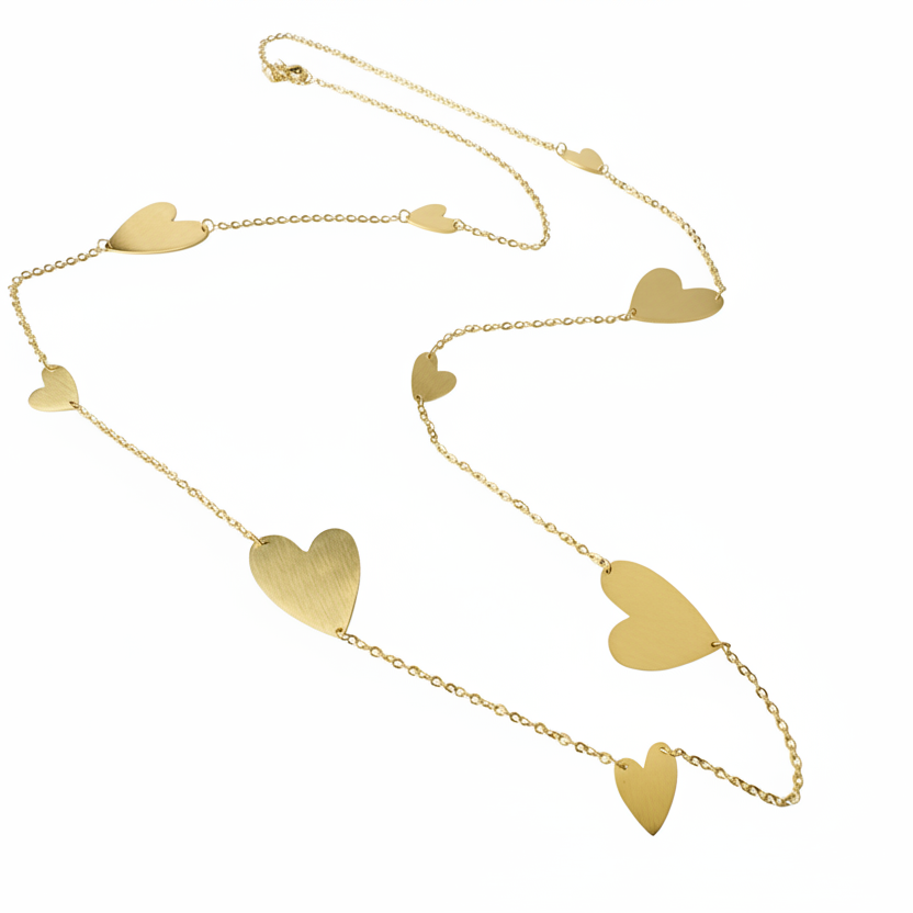 Eternal Heart Drape Necklace by SVORA
