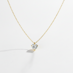 Sparkling Heart Solitaire necklace by SVORA