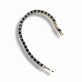 Blue Sapphire Tennis Adjustable Bracelet by SVORA