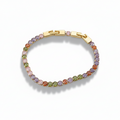 Multicolor Tennis Adjustable Bracelet by SVORA