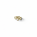 Aurelia Mask Gold Plated Ring by SVORA