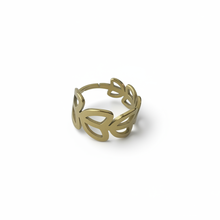 Aurelia Heart Gold Plated Ring by SVORA