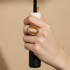 Golden Halo Ring worn look by SVORA