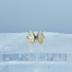 Aurelia Butterfly Gold Plated Ring by SVORA