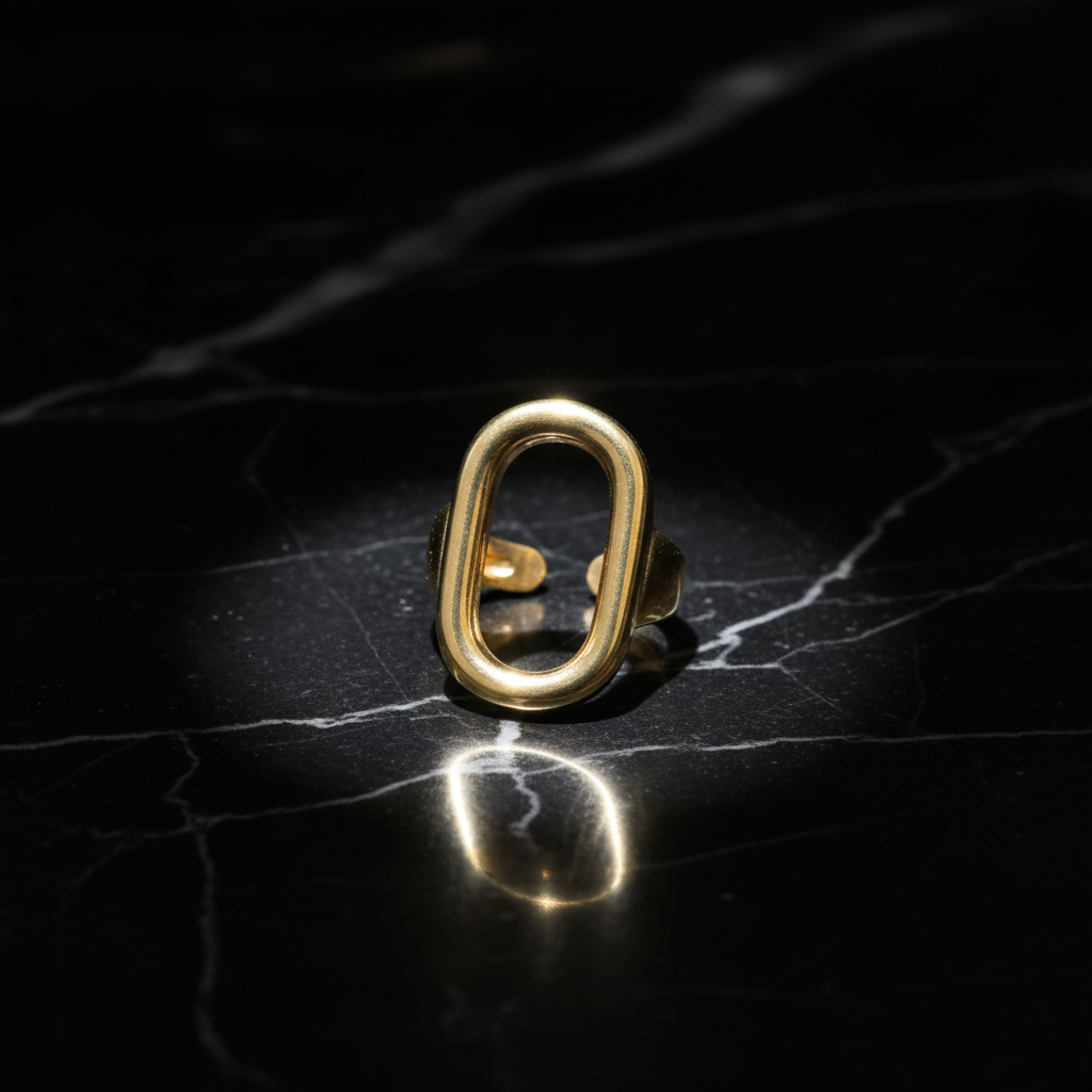 Golden Halo Ring by SVORA