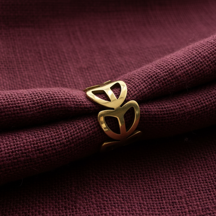 Aurelia Heart Gold Plated Ring by SVORA