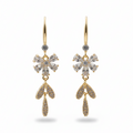 Flora Stones Dangler Earrings by SVORA