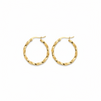 Minimal Round Hoop Earrings