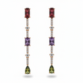 Multicolor stones Dangler Earrings by SVORA