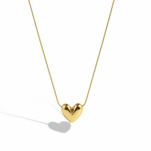 Dew Drop Heart Necklace by SVORA