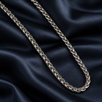 Heavy Round-Link Men's Chain | 22 Inch