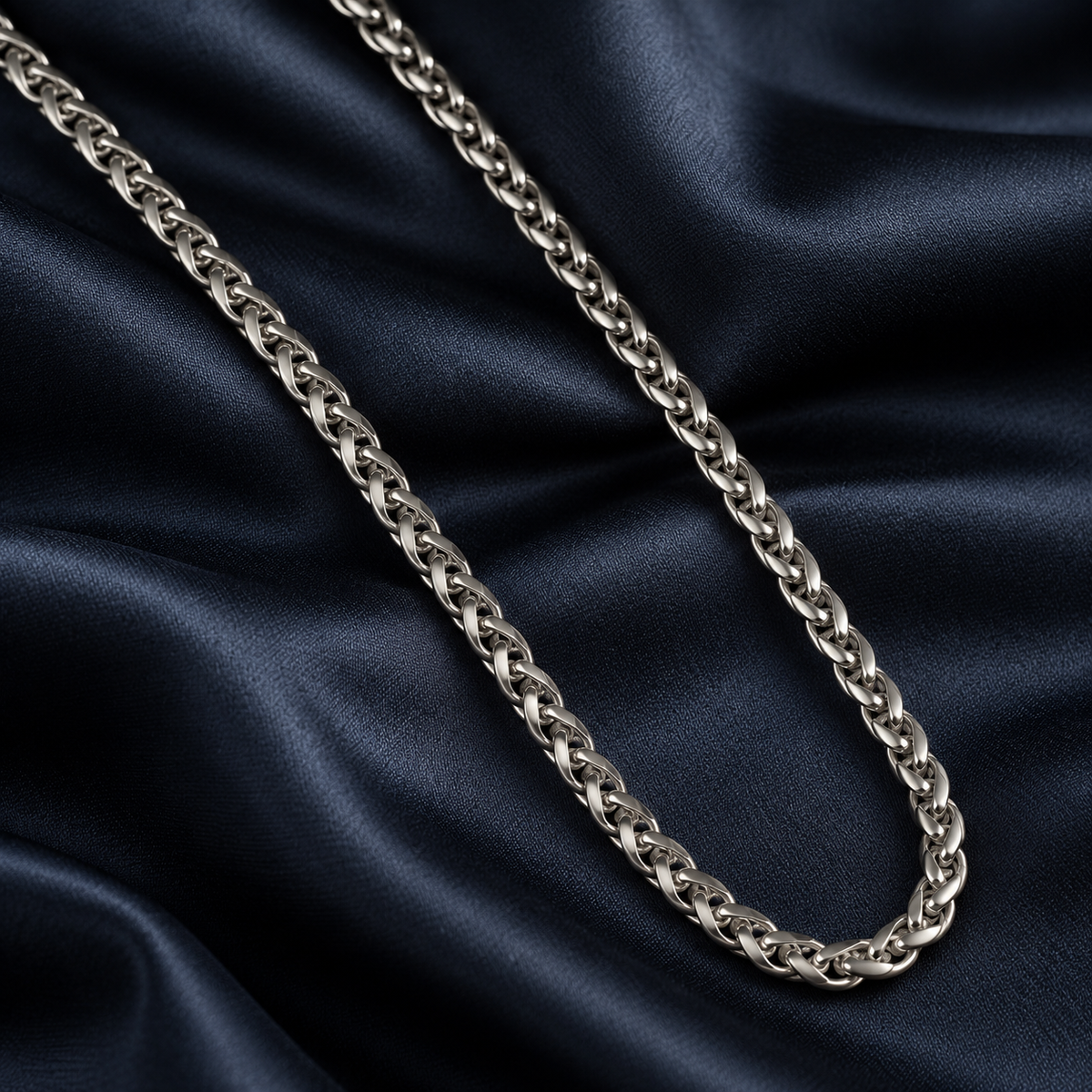 Heavy Round-Link Men's Chain | 22 Inch