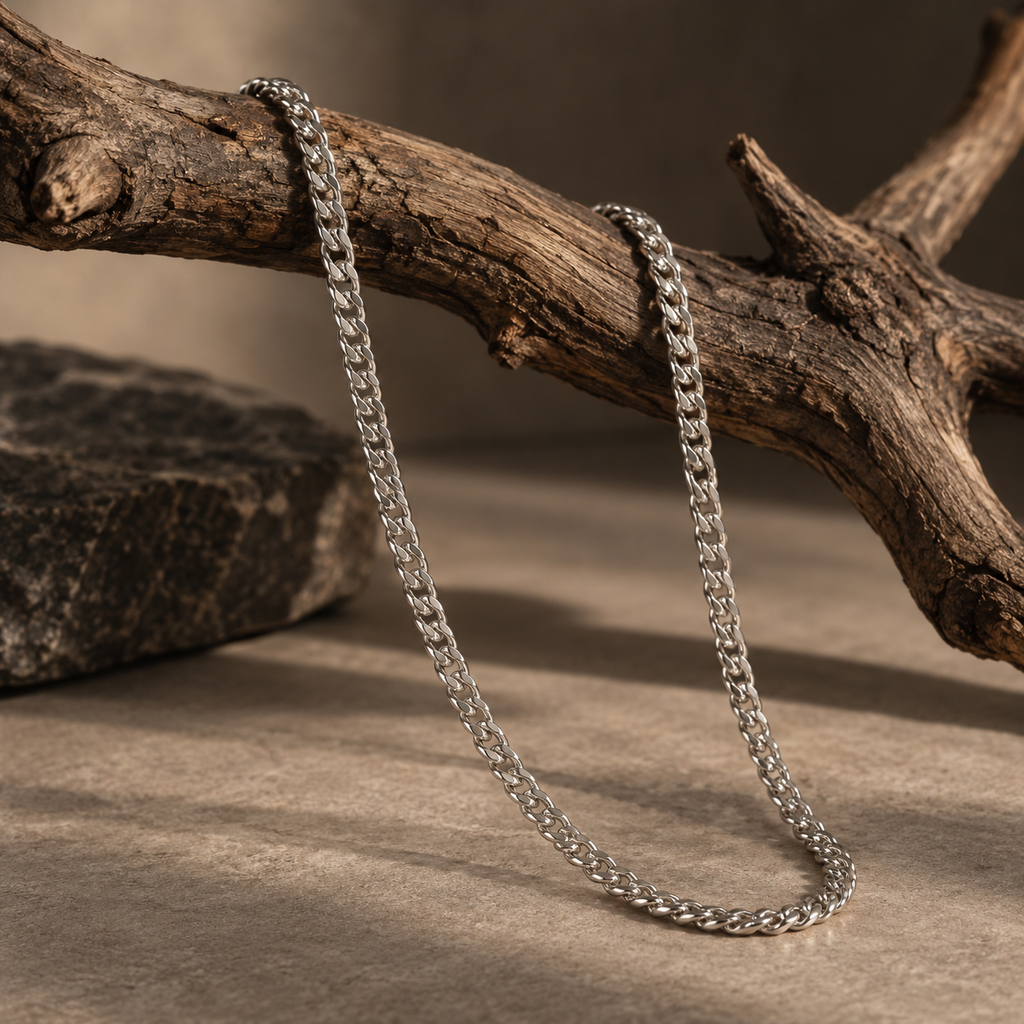 Square Cuban Men's Chain | 22 Inch
