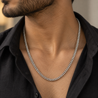 Square Cuban Men's Chain | 22 Inch