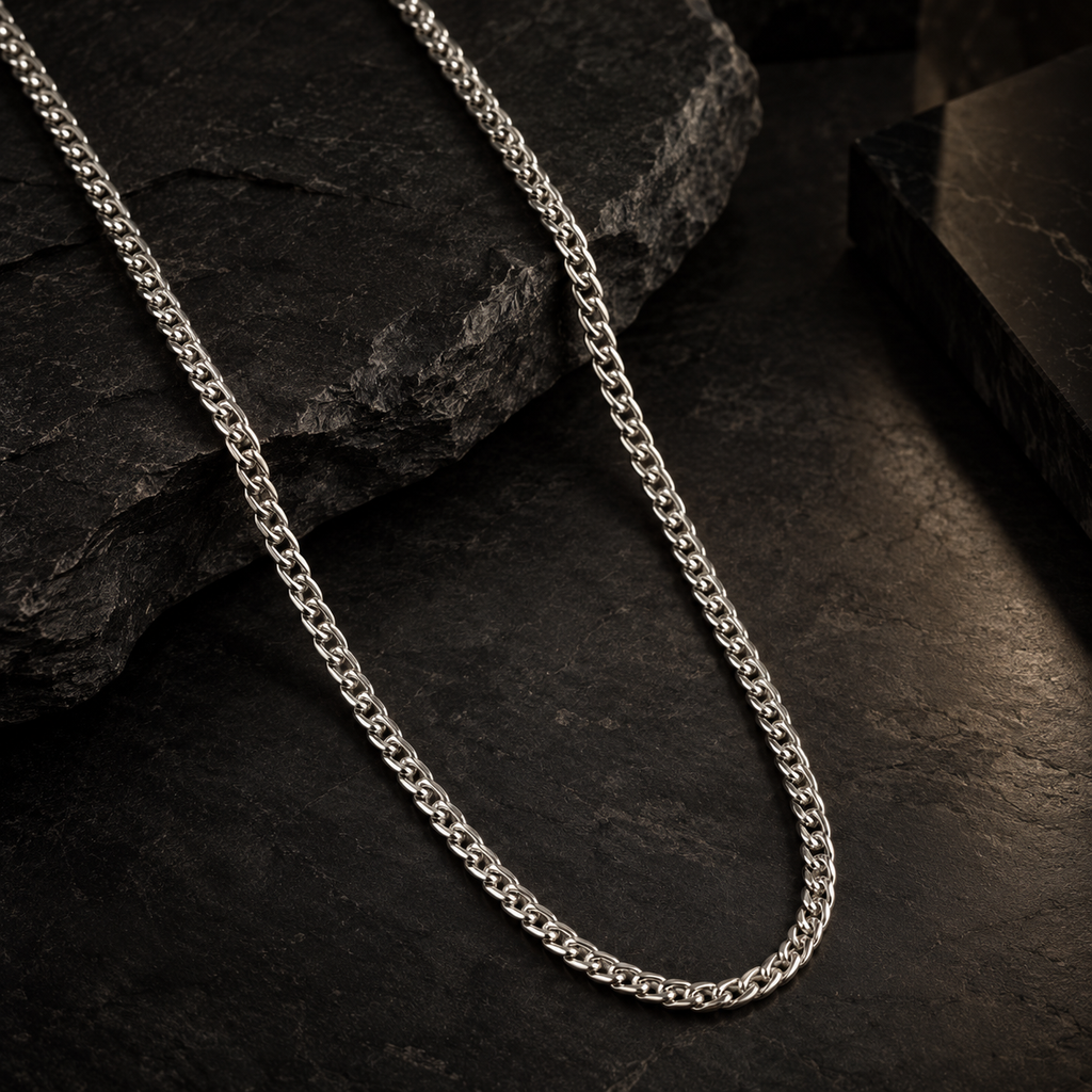 Square Cuban Men's Chain | 22 Inch