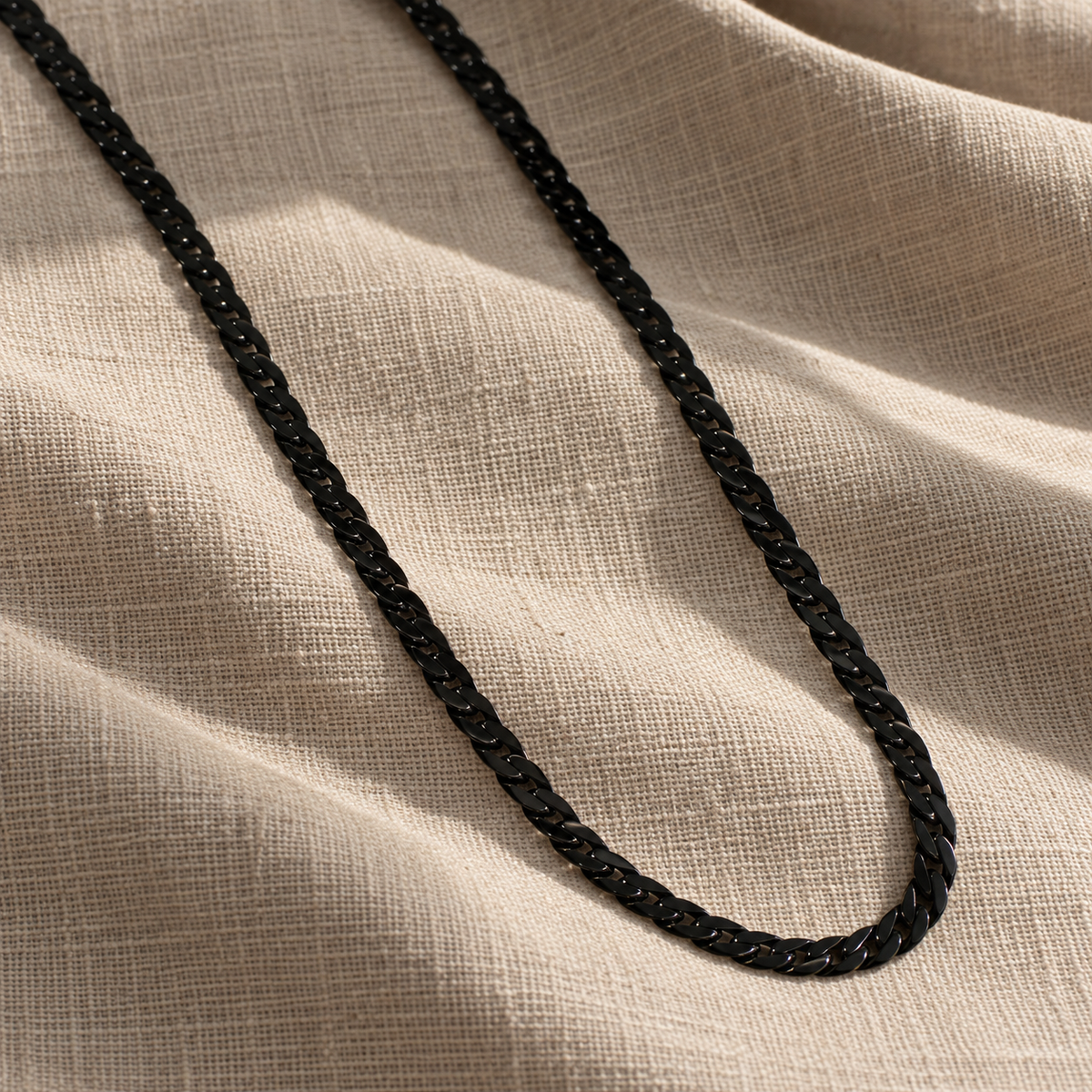 Black Cuban Men's Chain | 22 Inch