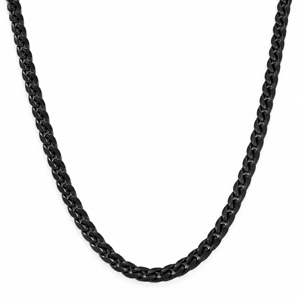 Black Cuban Men's Chain | 22 Inch