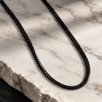 Black Cuban Men's Chain | 22 Inch