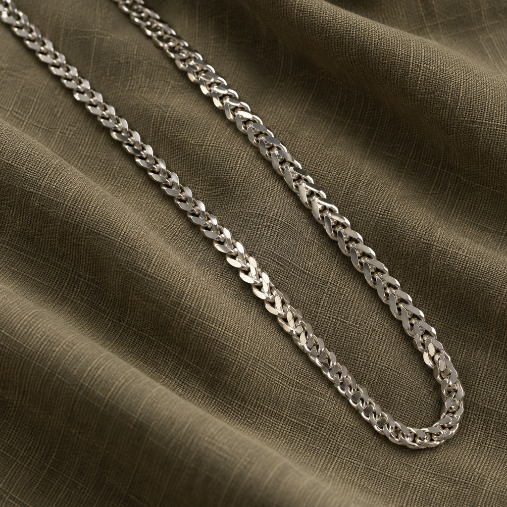 Thick Square Box Men's Chain | 22 Inch
