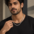 Thick Square Box Men's Chain | 22 Inch