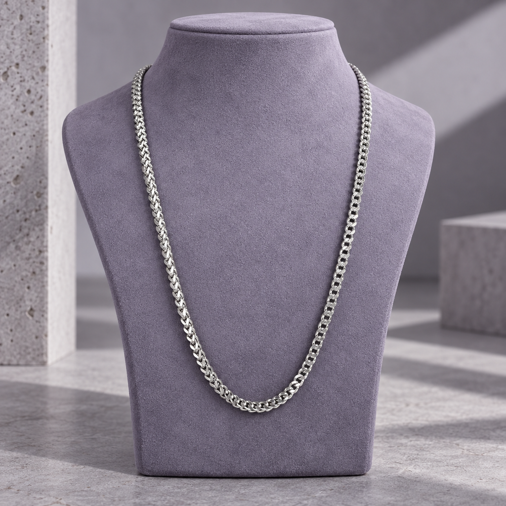 Thick Square Box Men's Chain | 22 Inch