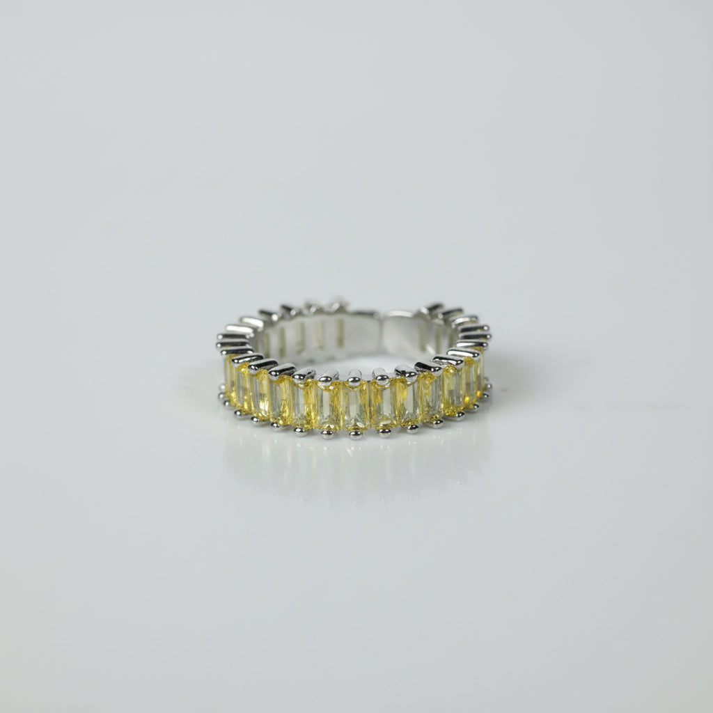 Ethereal Citrine Eternity Ring