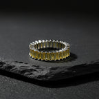 Ethereal Citrine Eternity Ring