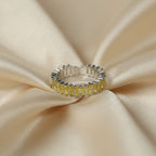 Ethereal Citrine Eternity Ring