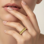 Ethereal Citrine Eternity Ring