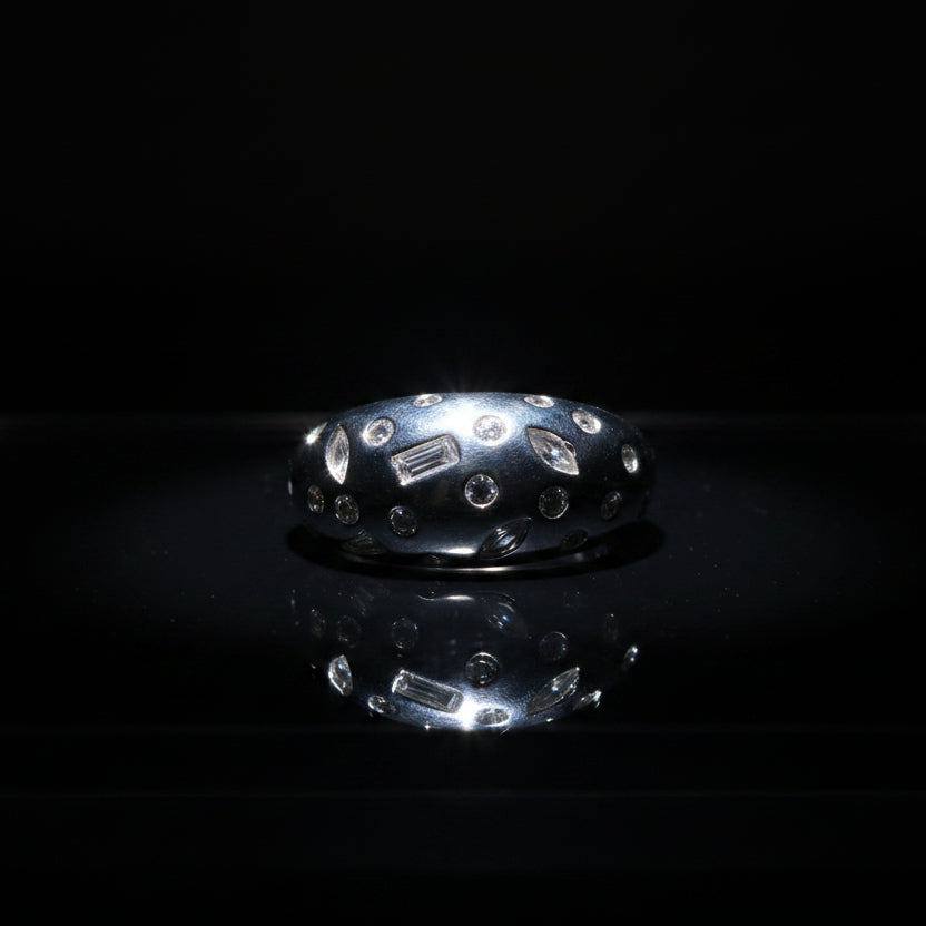 Ethereal Galaxy Dome Ring