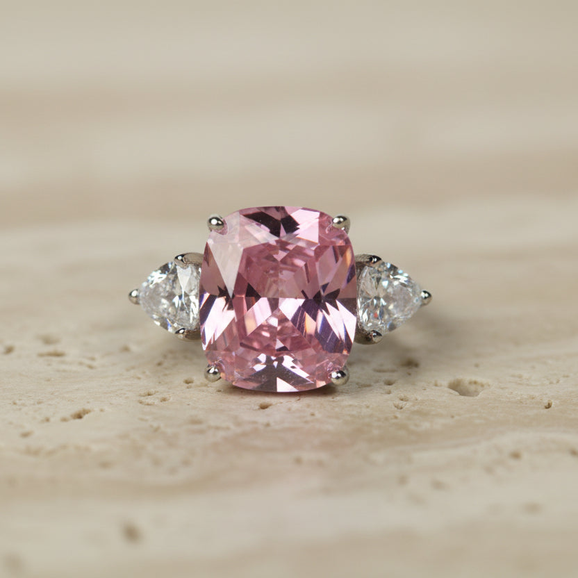 Ethereal Rose Sapphire Ring