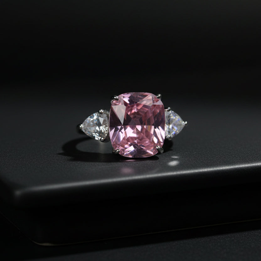 Ethereal Rose Sapphire Ring