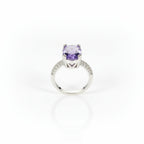 Ethereal Lavender Solitaire Ring