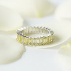 Ethereal Citrine Eternity Ring