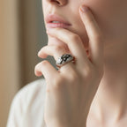 Ethereal Galaxy Dome Ring