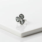 Ethereal Smoky Quartz Cluster Ring