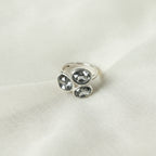 Ethereal Smoky Quartz Cluster Ring