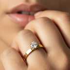 Lumiere Princess Solitaire Ring
