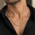 Intertwined Rope Men's Chain | 22 Inch
